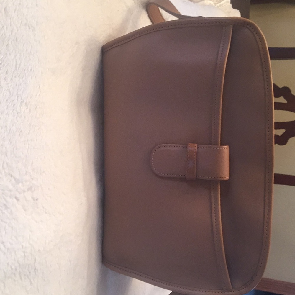 Vintage Leather Coach Handbag